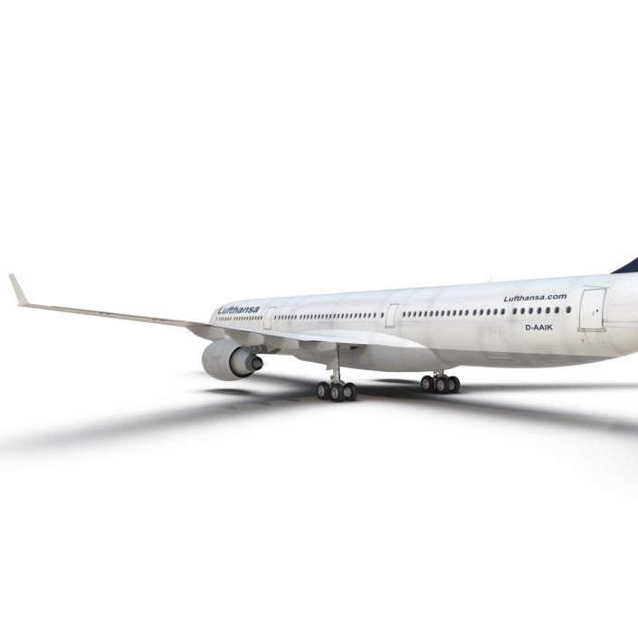 3D Jet Airliner Airbus A330-300 Lufthansa model