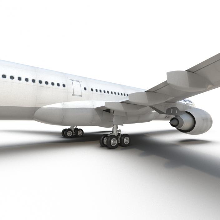 3D Jet Airliner Airbus A330-300 Lufthansa model