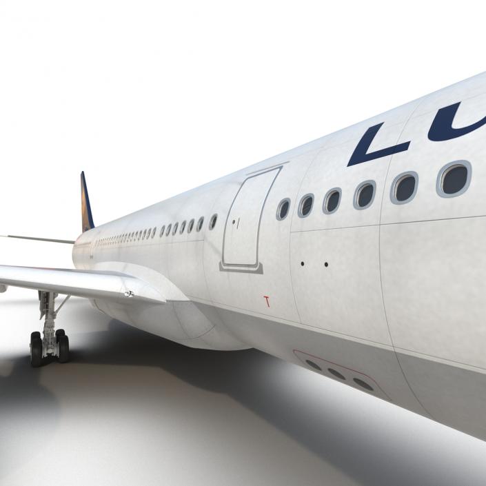 3D Jet Airliner Airbus A330-300 Lufthansa model