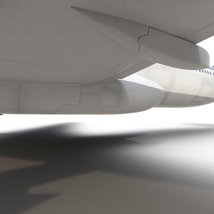 3D model Jet Airliner Airbus A330-300 Lufthansa Rigged