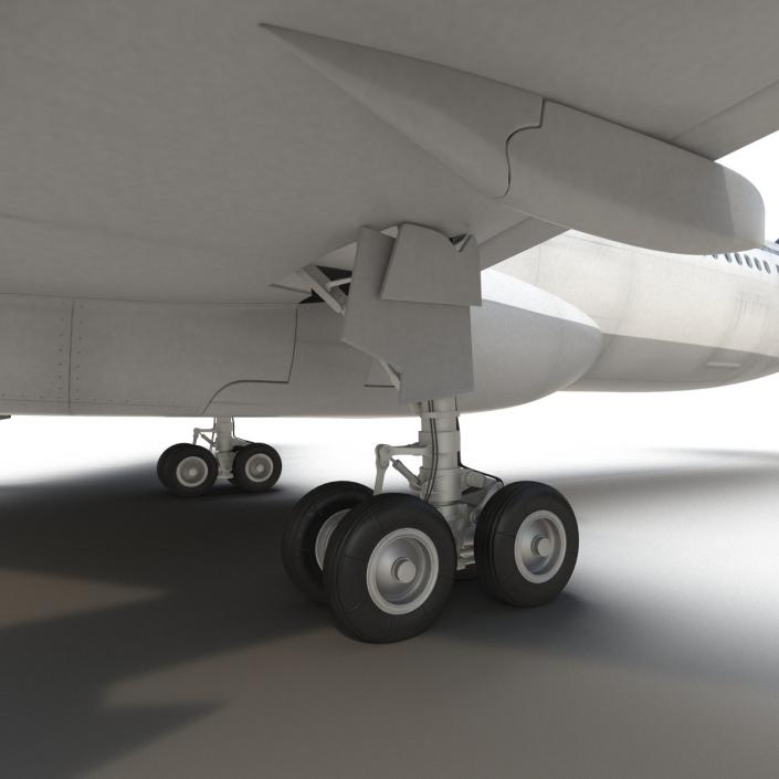 3D model Jet Airliner Airbus A330-300 Lufthansa Rigged