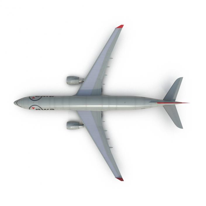 Jet Airliner Airbus A330-300 Northwest Airlines 3D