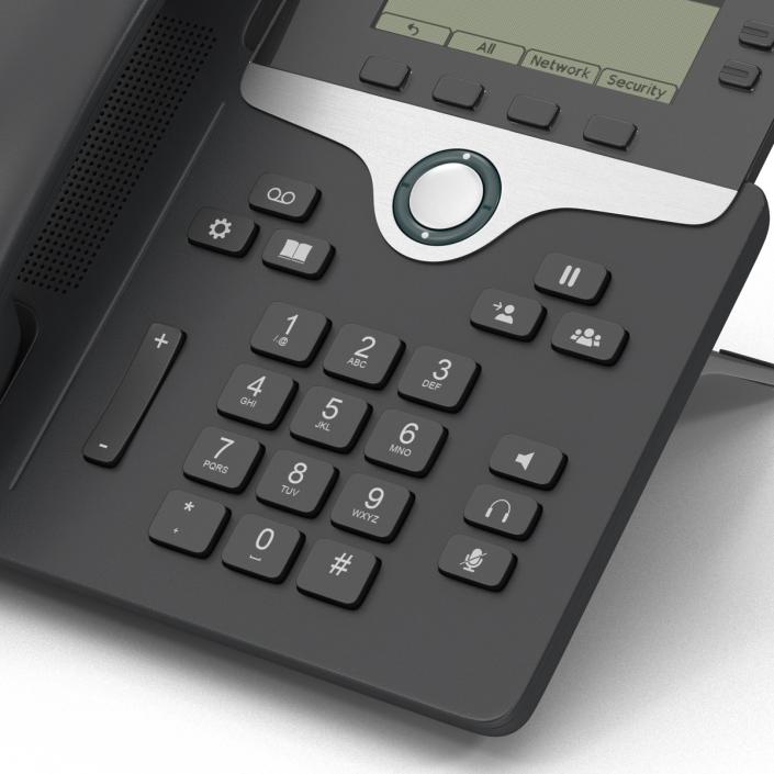 Cisco IP Phone 7841 3D model