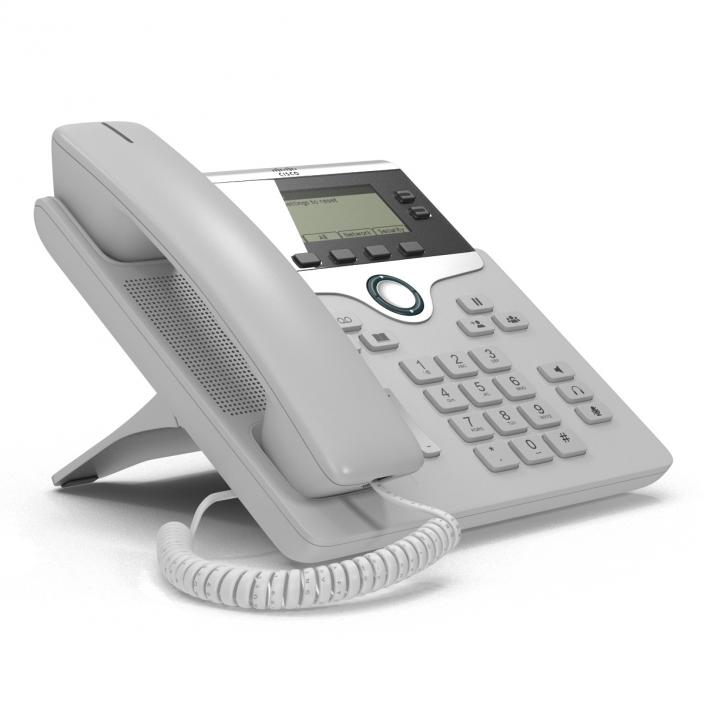 3D model Cisco IP Phone 7841 White