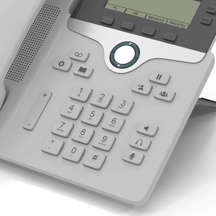 3D model Cisco IP Phone 7841 White