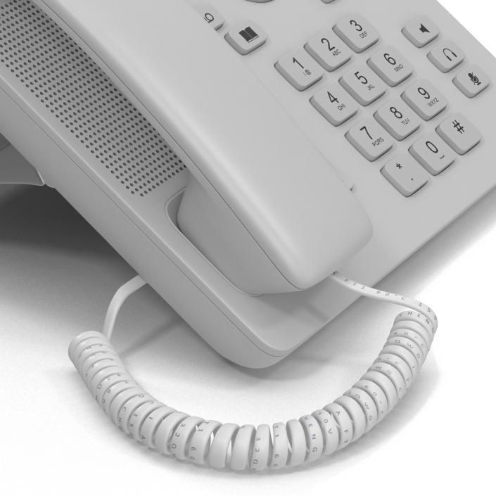 3D model Cisco IP Phone 7841 White