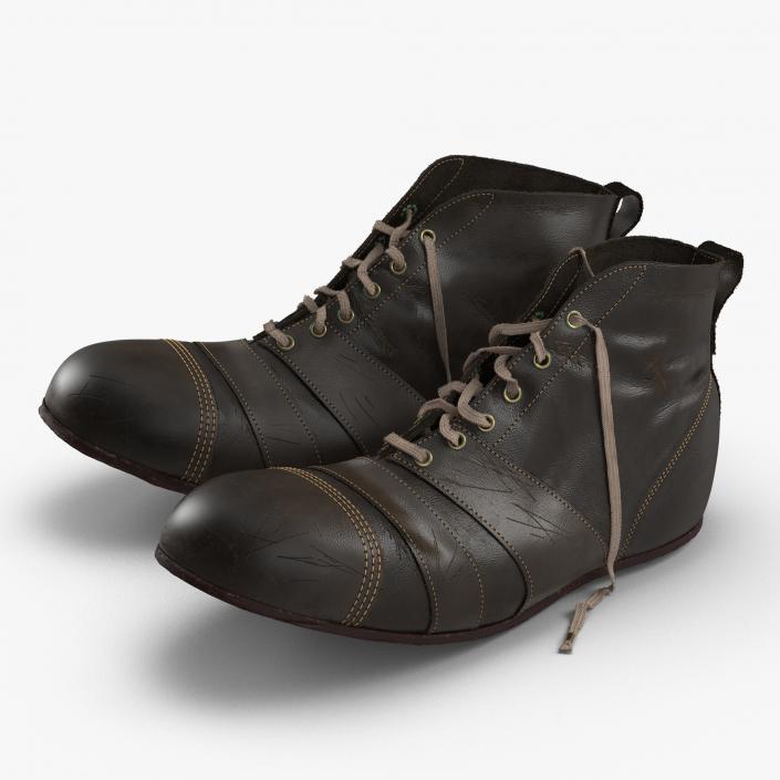 3D Vintage Boots model