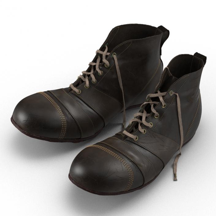 3D Vintage Boots model