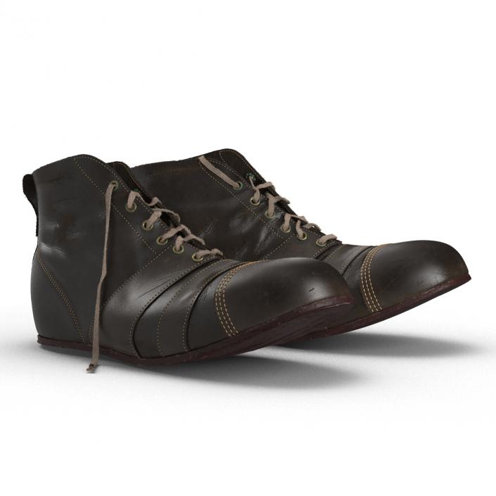 3D Vintage Boots model