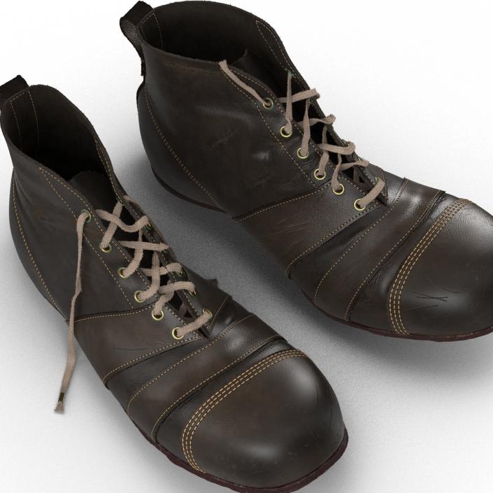 3D Vintage Boots model