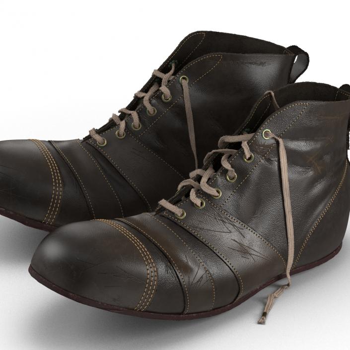 3D Vintage Boots model