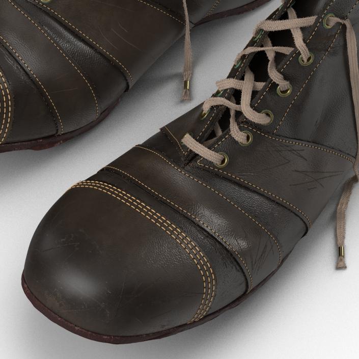 3D Vintage Boots model