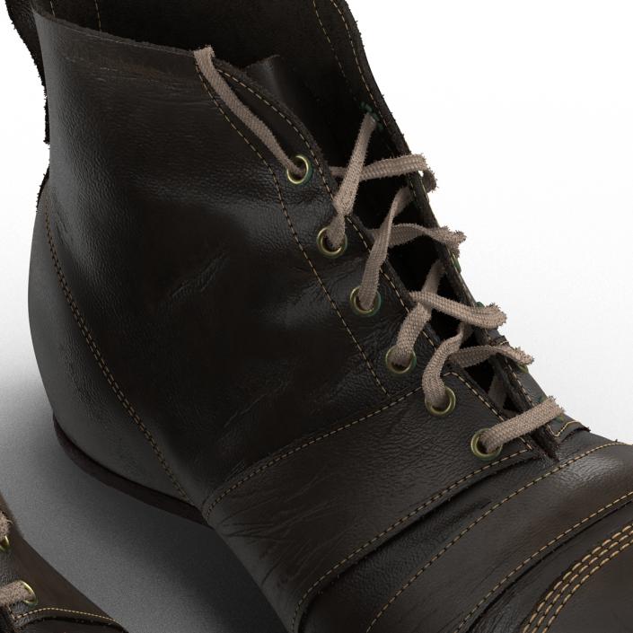 3D Vintage Boots model