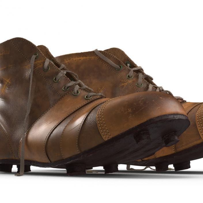 Vintage Football Boots 3D