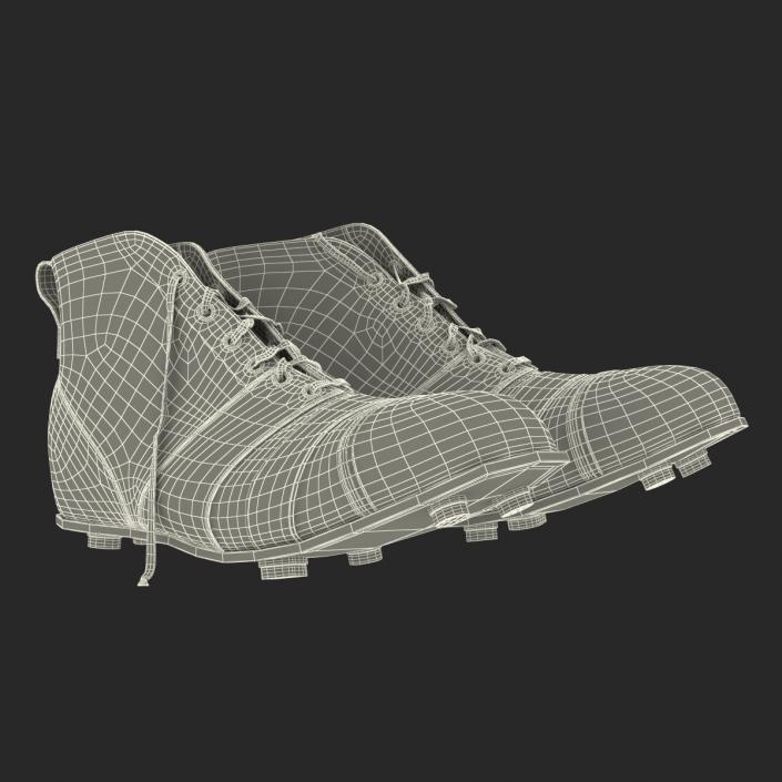 Vintage Football Boots 3D