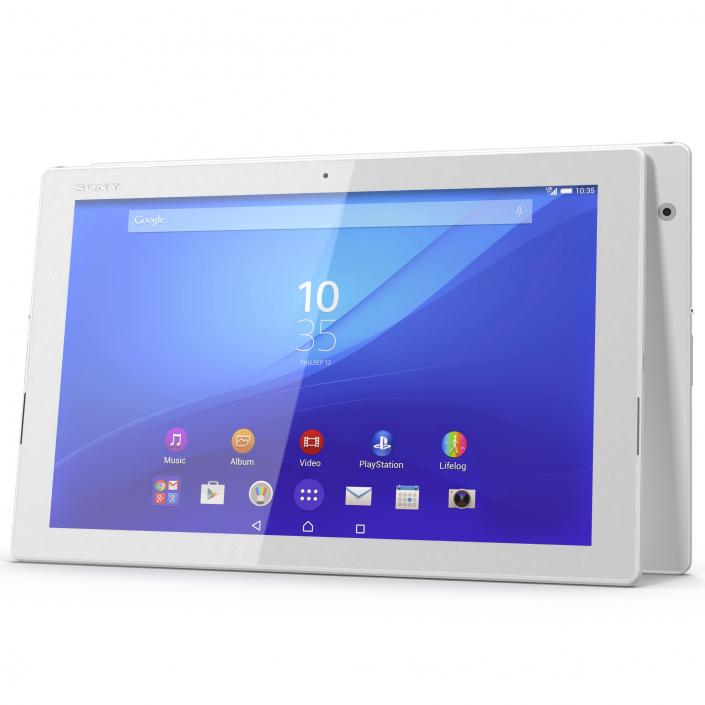 Sony Xperia Z4 Tablet White 3D