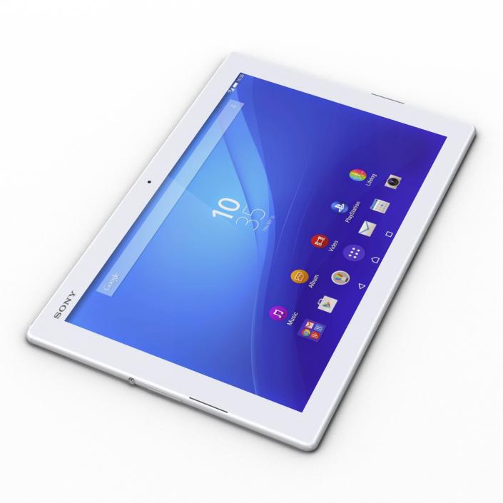 Sony Xperia Z4 Tablet White 3D