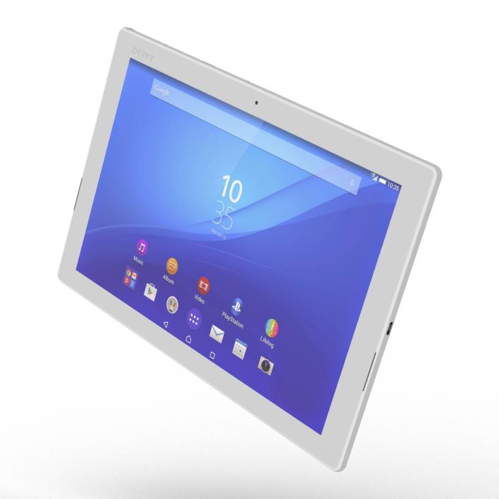 Sony Xperia Z4 Tablet White 3D