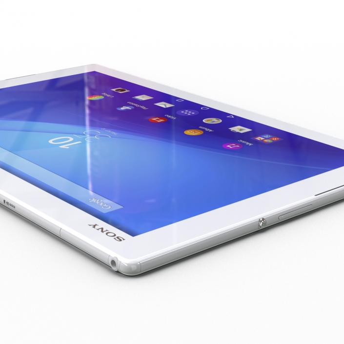 Sony Xperia Z4 Tablet White 3D