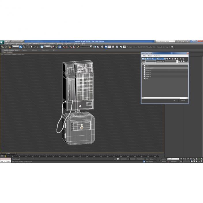 Pay Phone 3D model