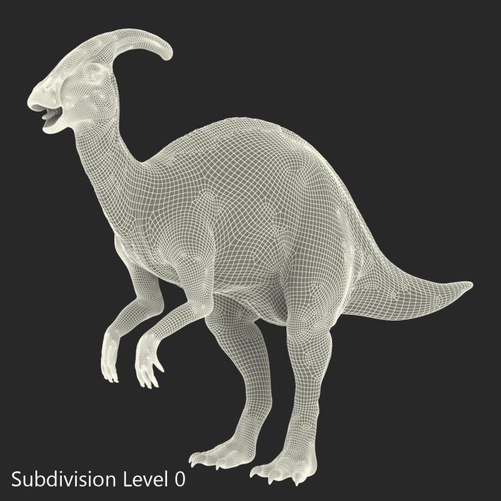 3D model Parasaurolophus