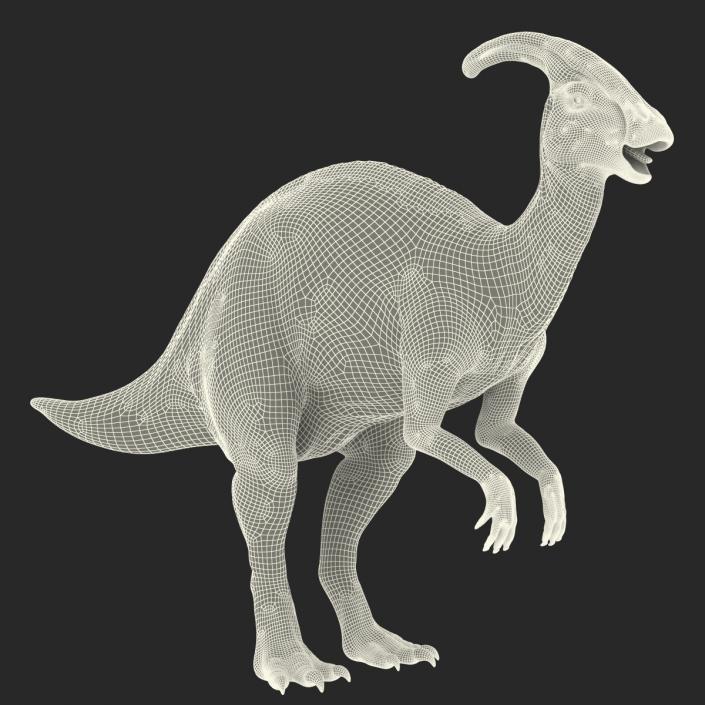 3D model Parasaurolophus