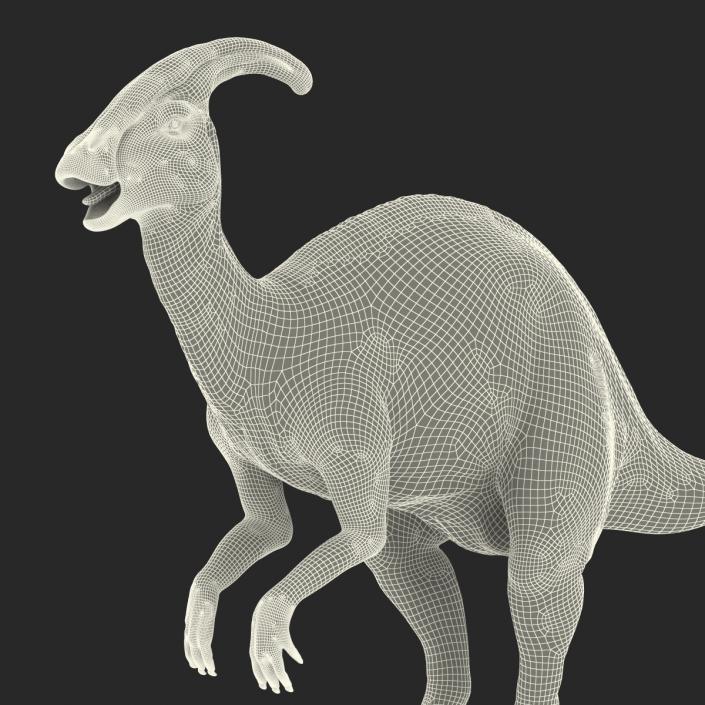 3D model Parasaurolophus