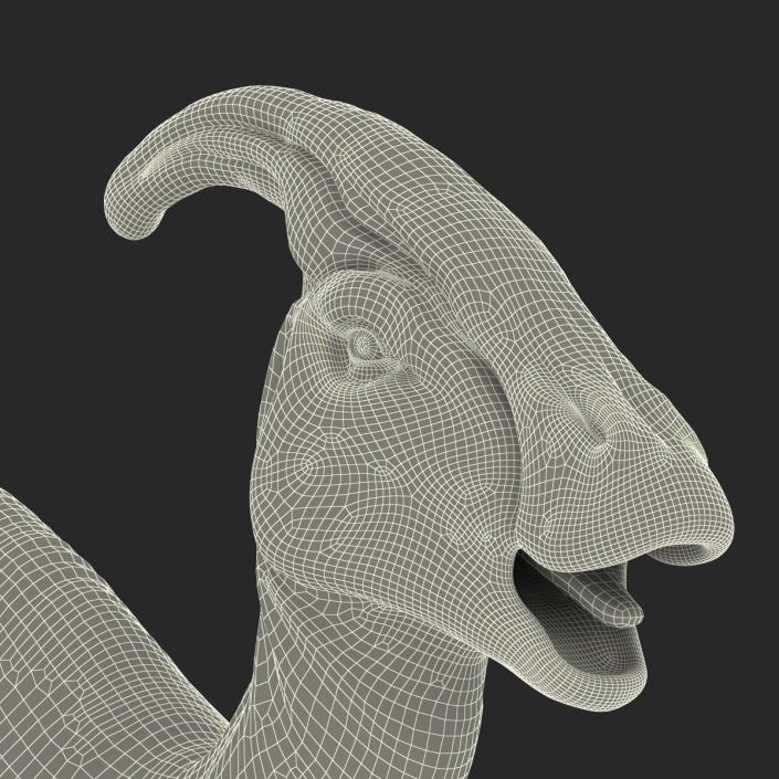 3D model Parasaurolophus