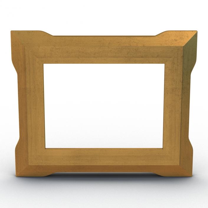 3D Baroque Picture Frame 2 model