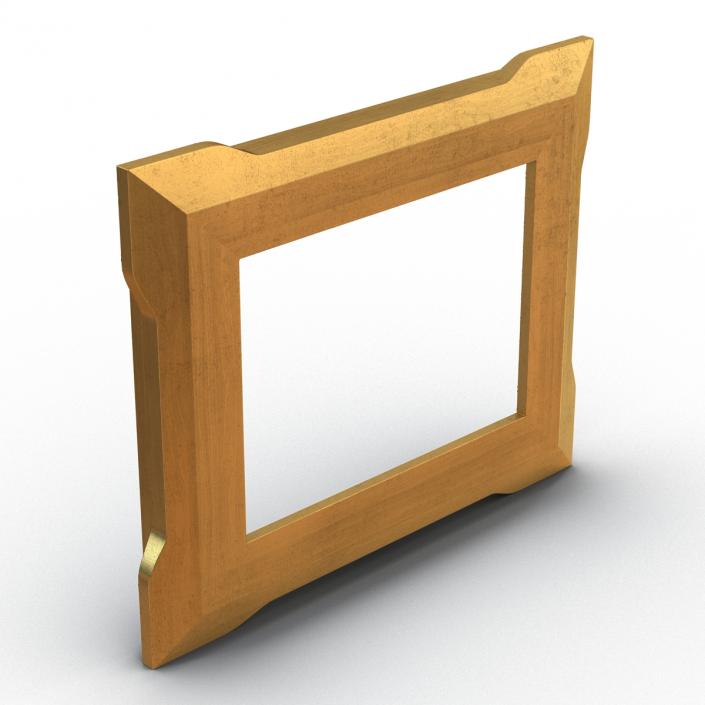 3D Baroque Picture Frame 2 model