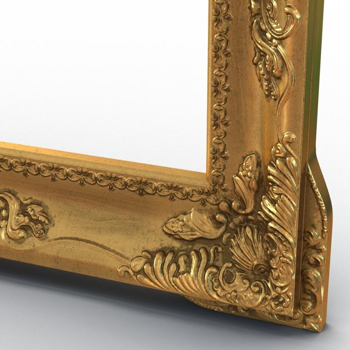 3D Baroque Picture Frame 2 model