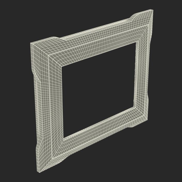 3D Baroque Picture Frame 2 model