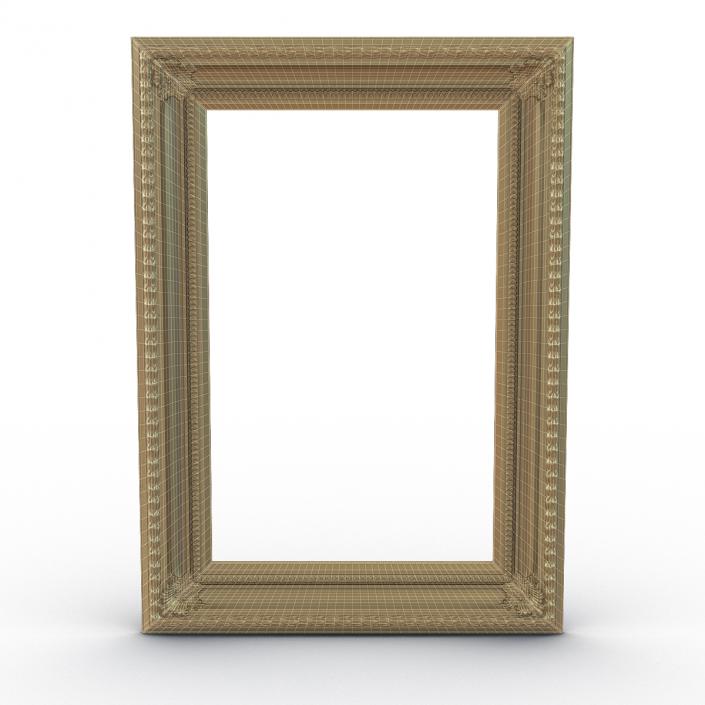 3D Baroque Picture Frame 5 model