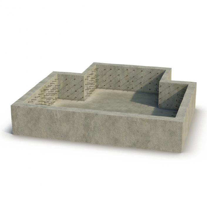 Building Foundation 3D model