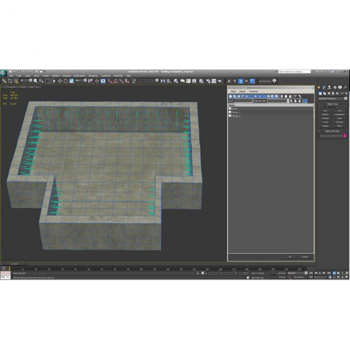 Building Foundation 3D model