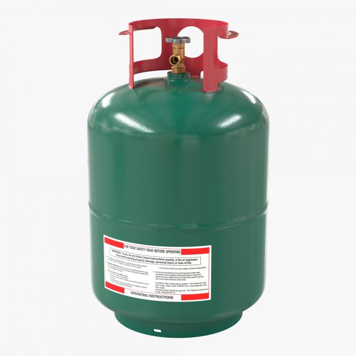 Gas Cylinder 3 3D model