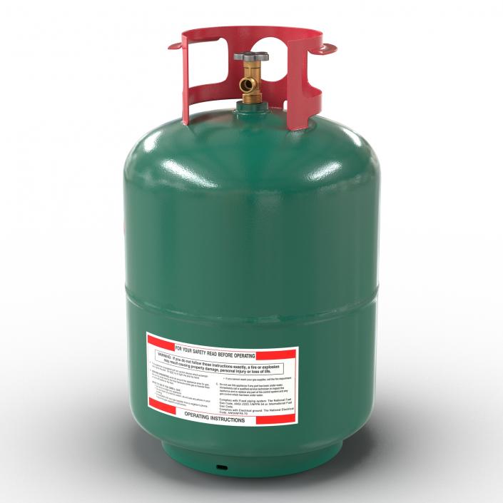 Gas Cylinder 3 3D model