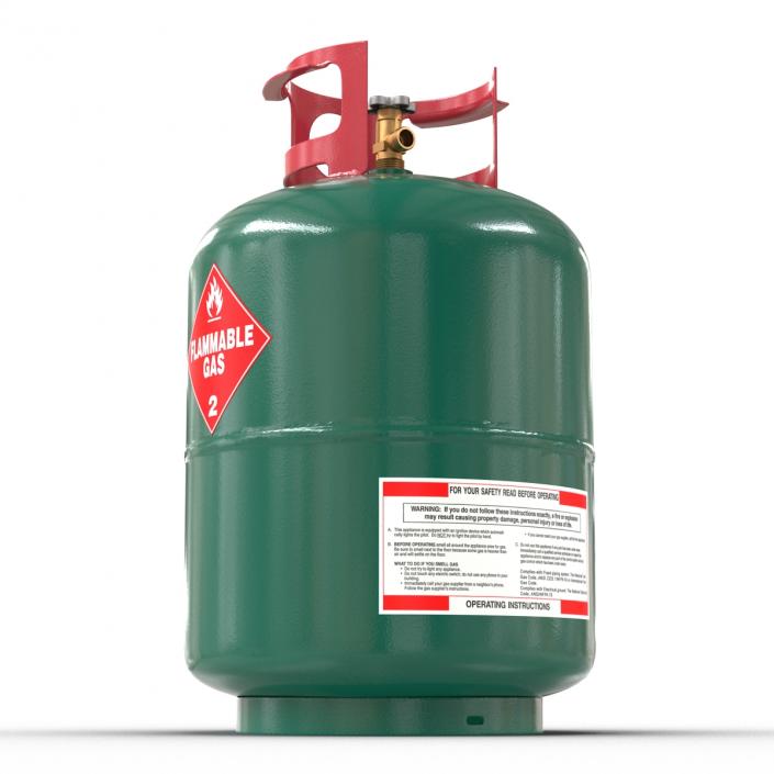 Gas Cylinder 3 3D model