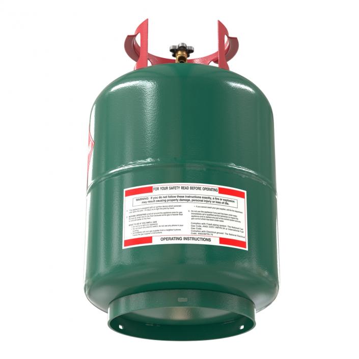 Gas Cylinder 3 3D model