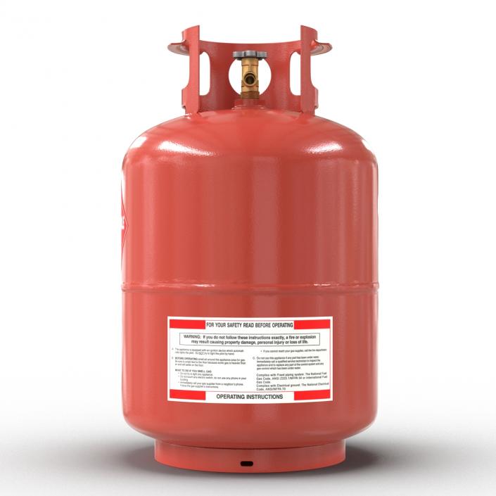 Gas Cylinder 4 3D model