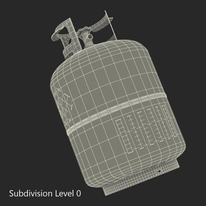 Gas Cylinder 3 3D model