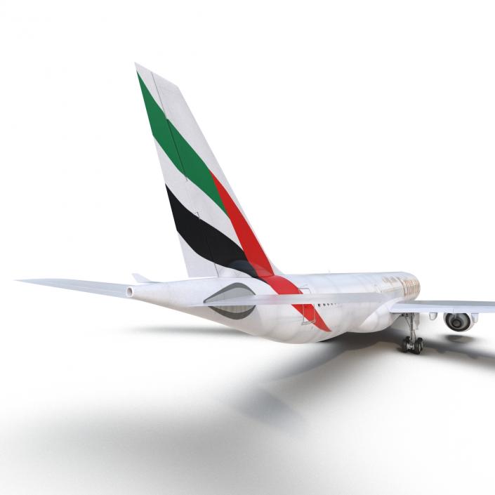 Jet Airliner Airbus A330-300 Emirates 3D