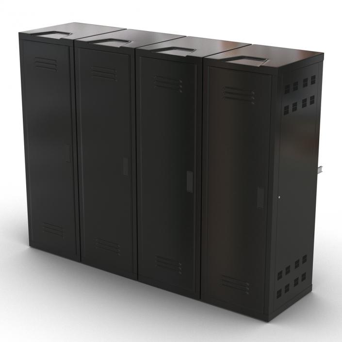 3D Dell Server Racks Set