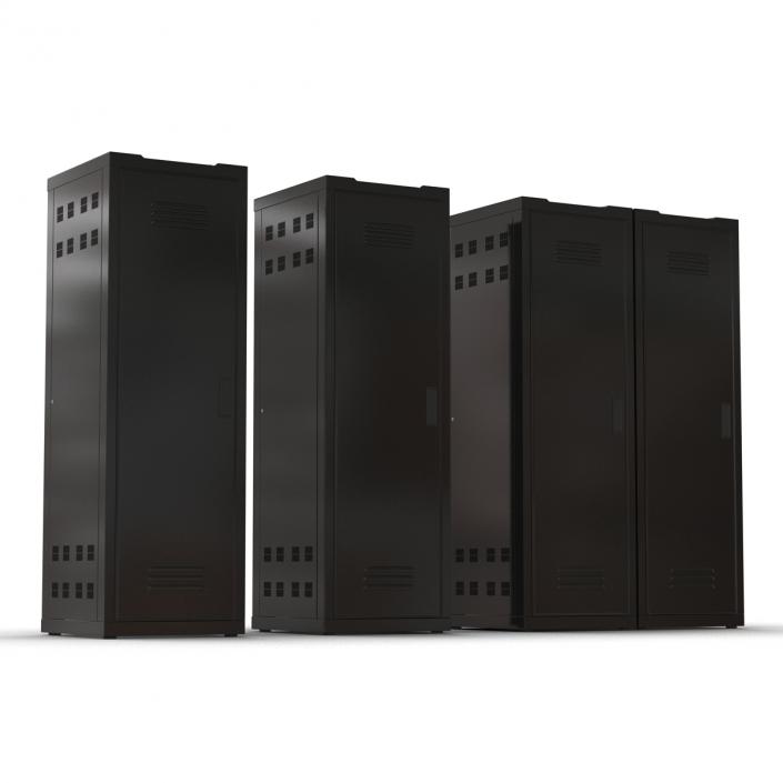 3D Dell Server Racks Set