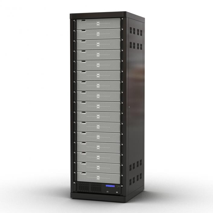 3D Dell Server Racks Set