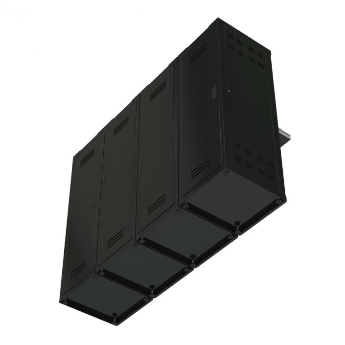 3D Dell Server Racks Set