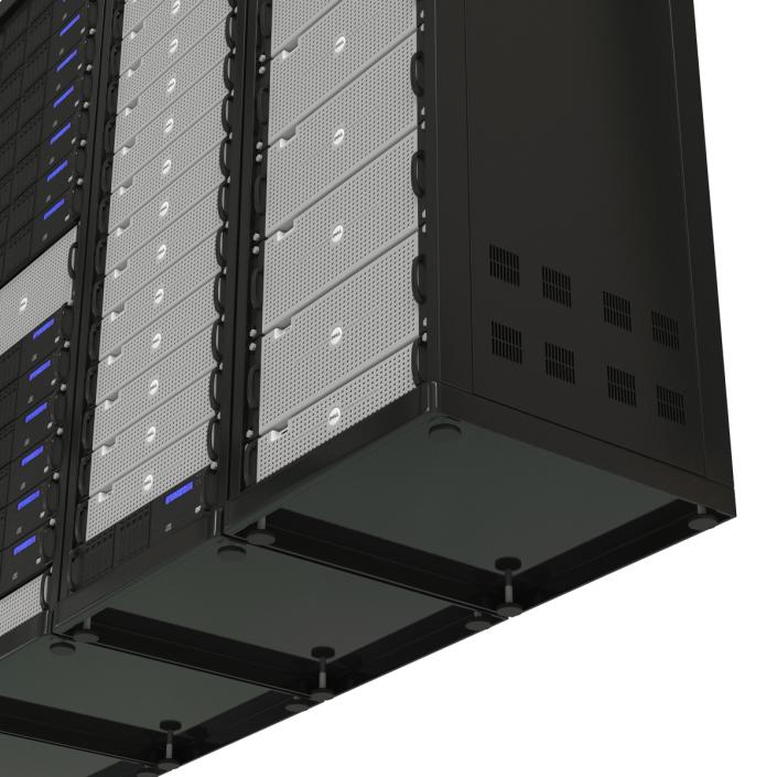 3D Dell Server Racks Set