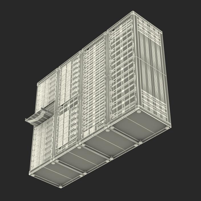 3D Dell Server Racks Set