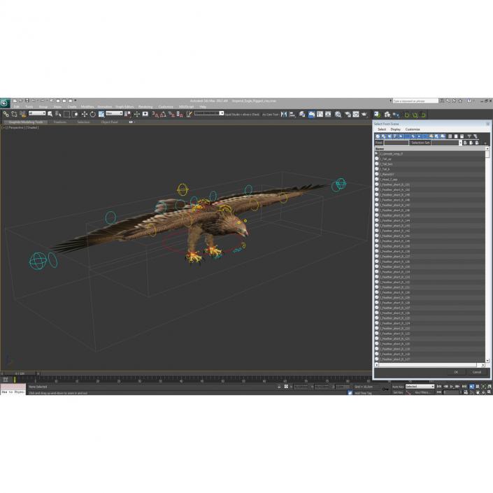 3D Imperial Eagle Rigged