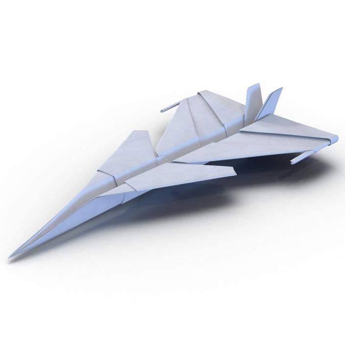 3D Paper Plane 4 model